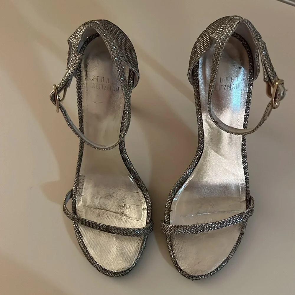 Stuart Weitzman Sparkle Heels - Picture 2 of 3